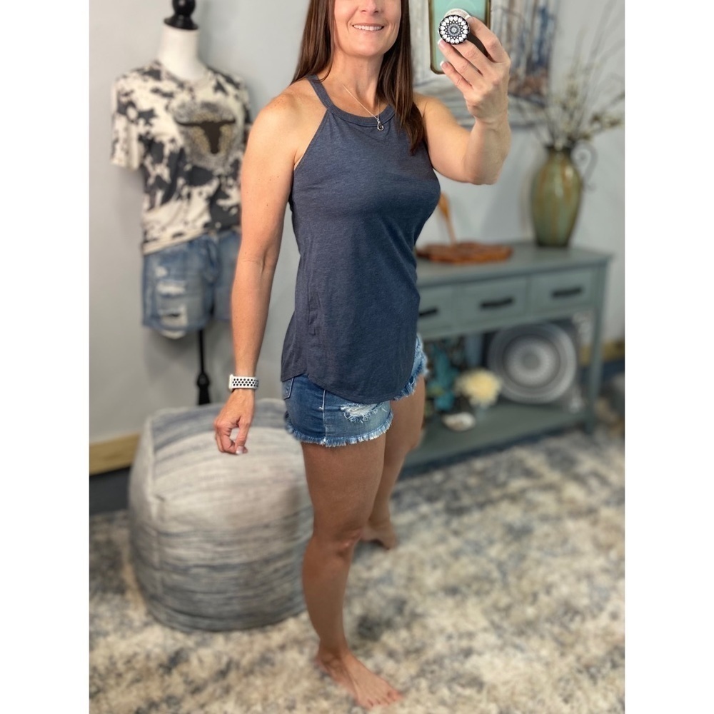 ❤️🔥Tri Rocker Tank Floaty Top Blue 2320 - Picture 6 of 11